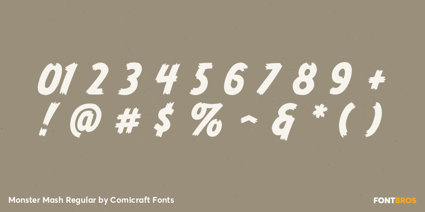Monster Mash Regular Font Poster #1