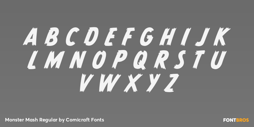 Monster Mash Regular Font Poster #2