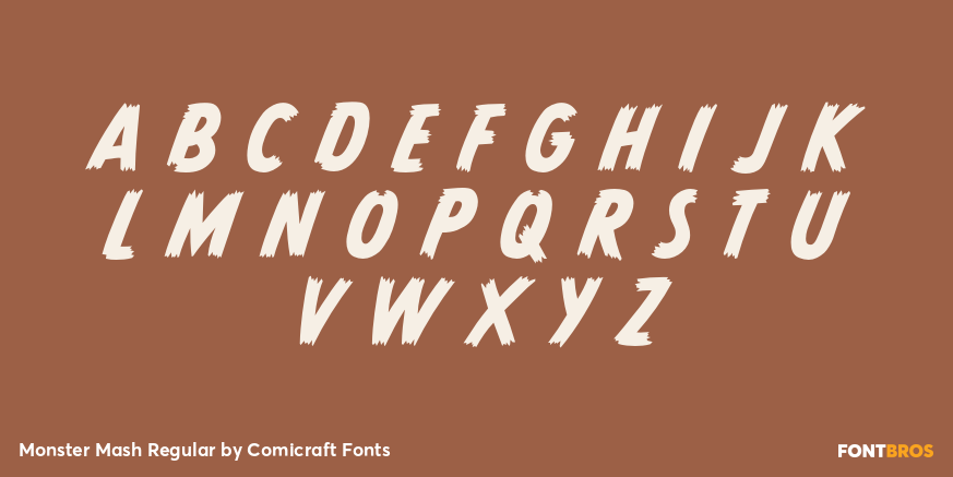 Monster Mash Regular Font Poster #1