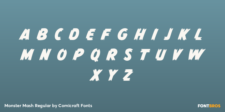 Monster Mash Regular Font Poster #1