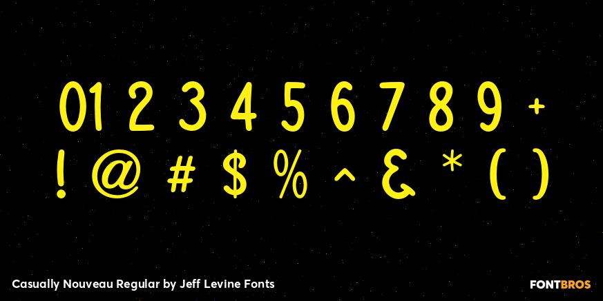 Casually Nouveau Regular Font Poster #4