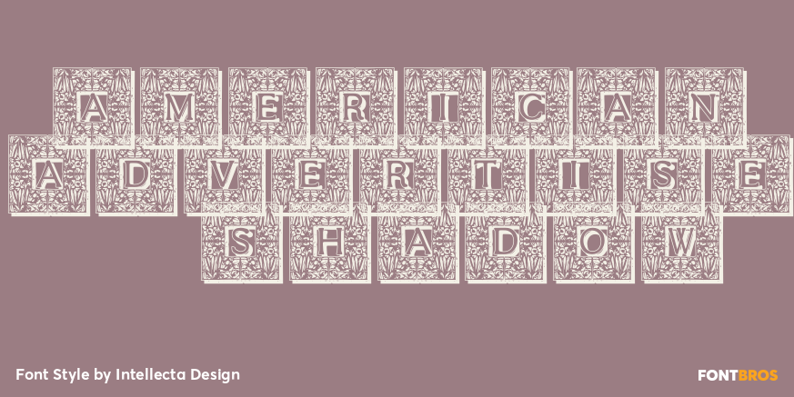 American Advertise 016 Shadow Poster