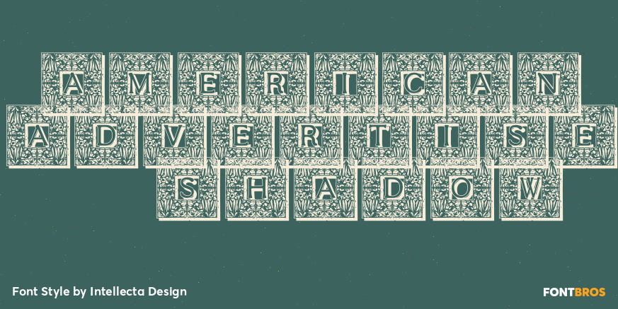 American Advertise 016 Shadow Poster