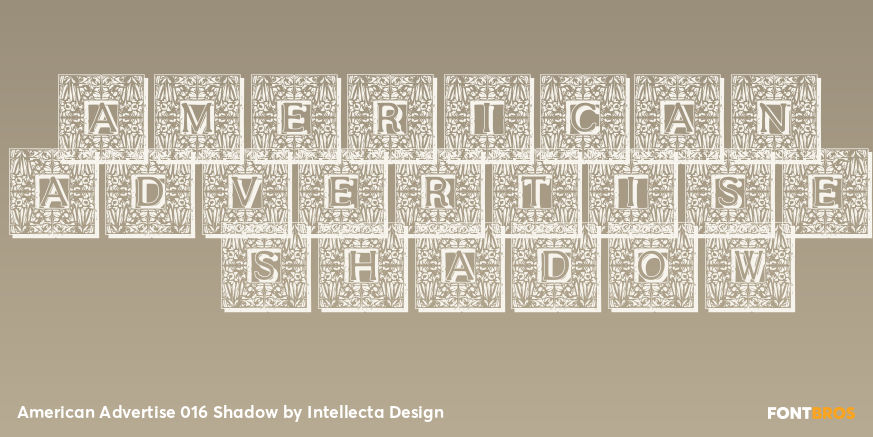 American Advertise 016 Shadow Poster