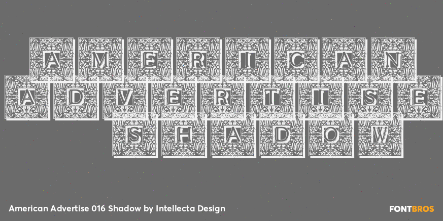 American Advertise 016 Shadow Poster