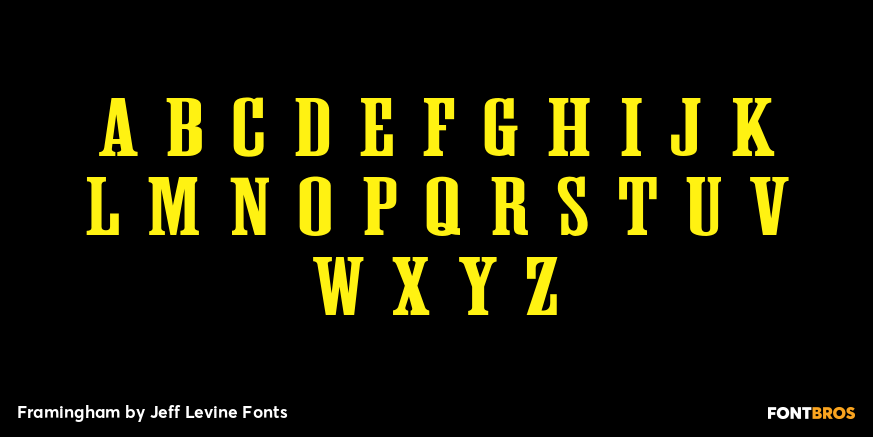 Framingham Font Poster #2