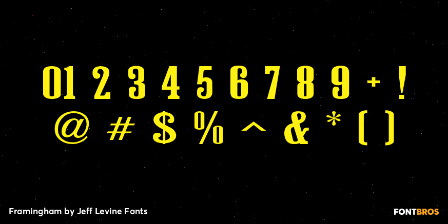 Framingham Font Poster #4