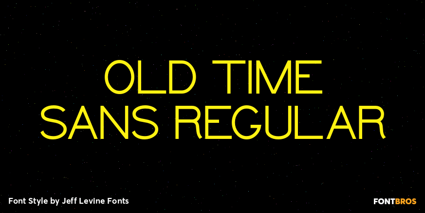 Old Time Sans Regular Poster