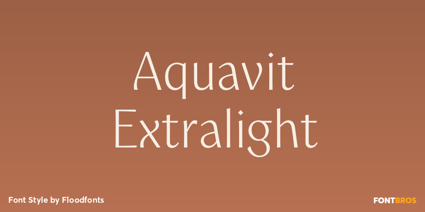 Aquavit Extralight Poster