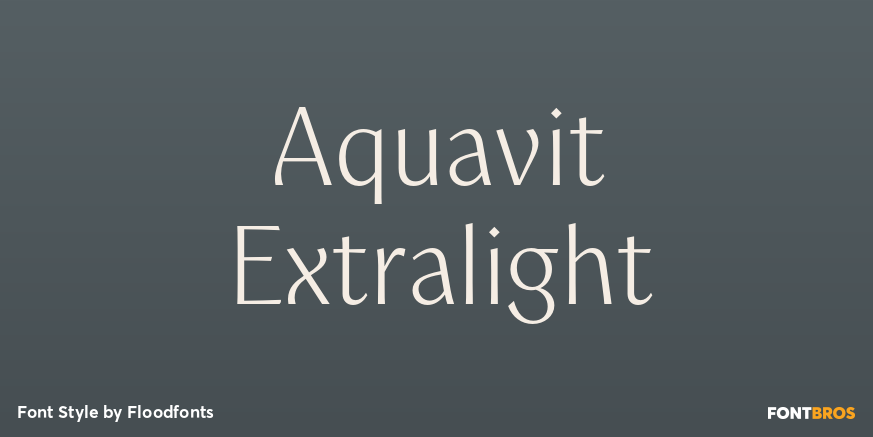 Aquavit Extralight Poster