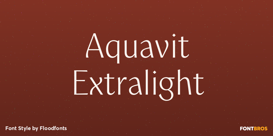 Aquavit Extralight Poster