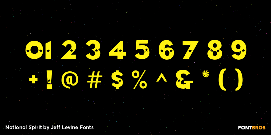 National Spirit Font Poster #4