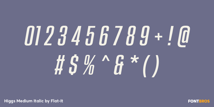 Higgs Medium Italic Font Poster #4