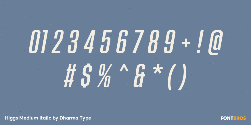 Higgs Medium Italic Font Poster #4