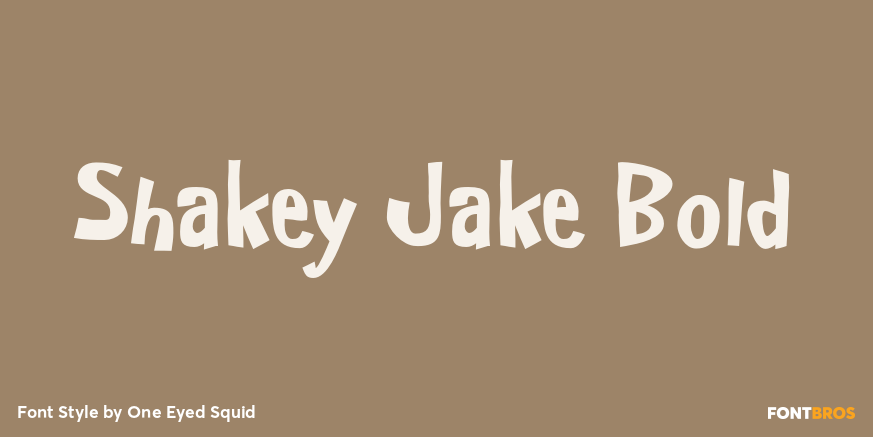 Shakey Jake Bold Poster