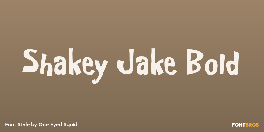 Shakey Jake Bold Poster