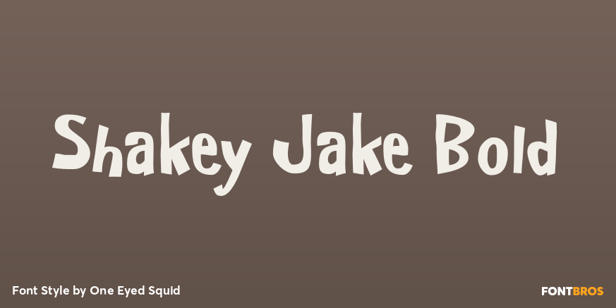 Shakey Jake Bold Poster
