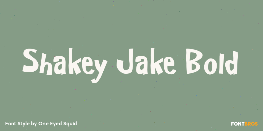 Shakey Jake Bold Poster