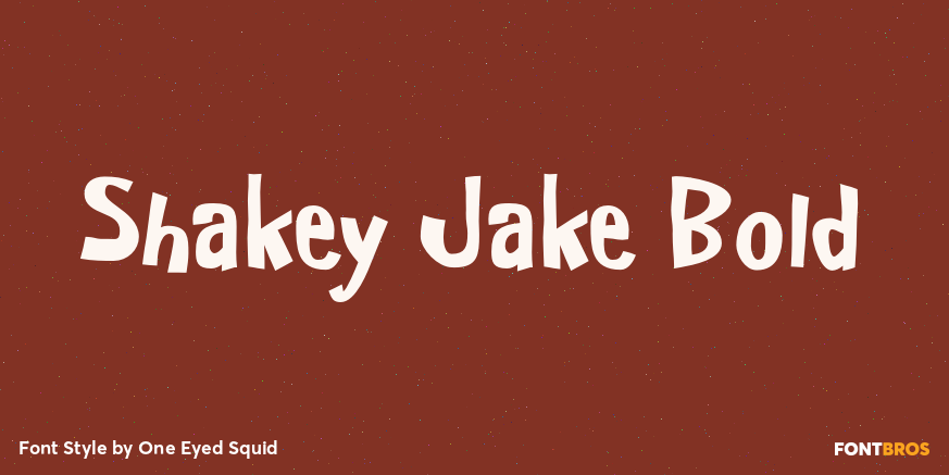 Shakey Jake Bold Poster