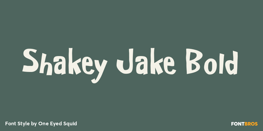 Shakey Jake Bold Poster