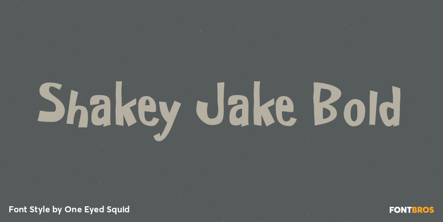 Shakey Jake Bold Poster