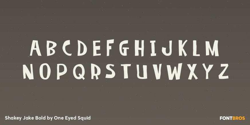 Shakey Jake Bold Font Poster #1