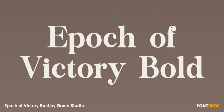 Epoch of Victory Bold Poster