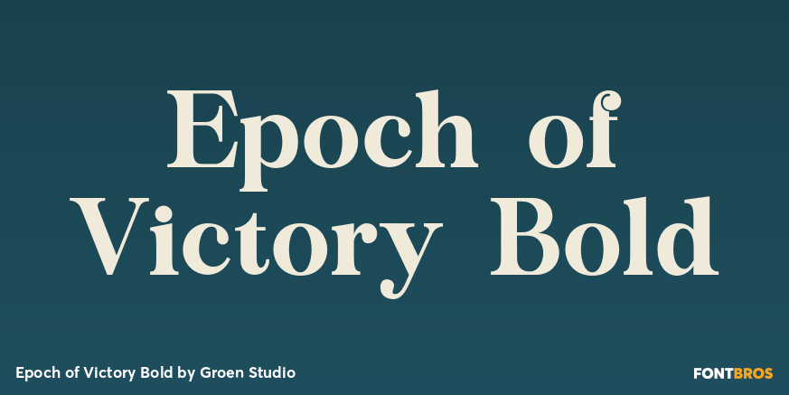Epoch of Victory Bold Poster