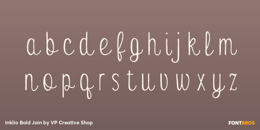 Inklio Bold Join Font Poster #3