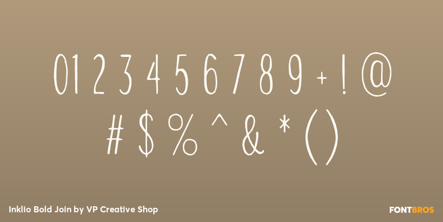 Inklio Bold Join Font Poster #4