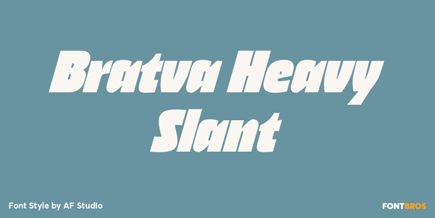 Bratva Heavy Slant Poster