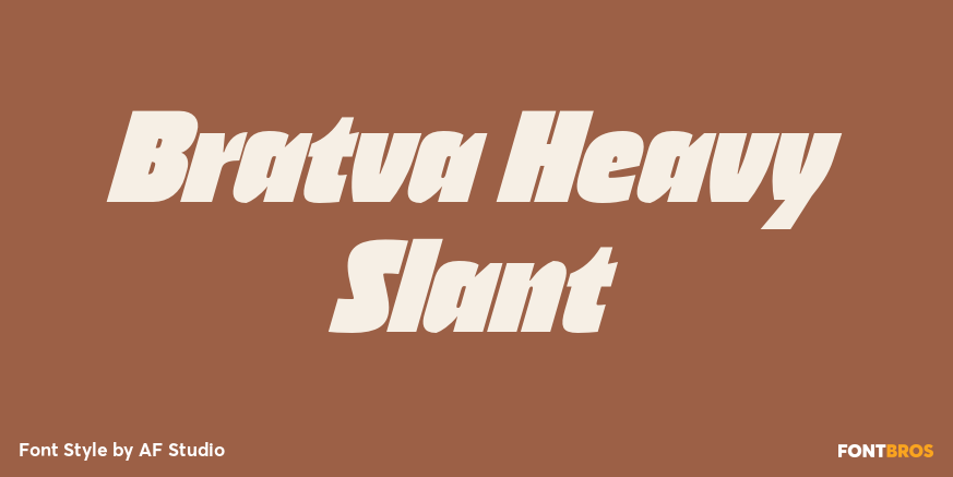 Bratva Heavy Slant Poster