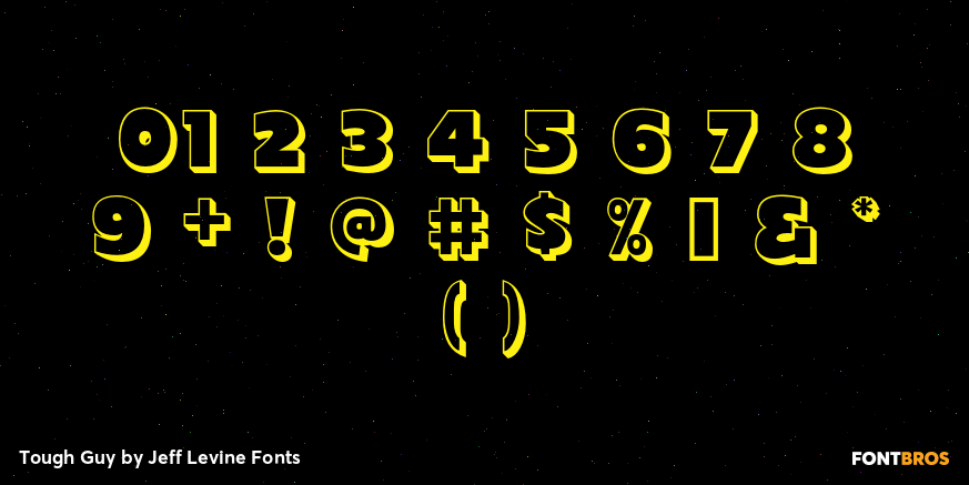 Tough Guy Font Poster #4