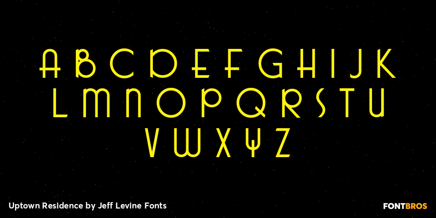 Uptown Residence Font Poster #2