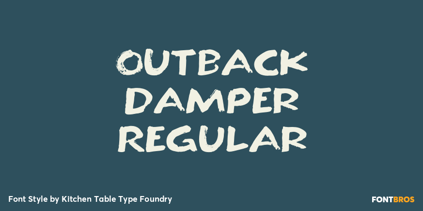 Outback Damper Regular Poster