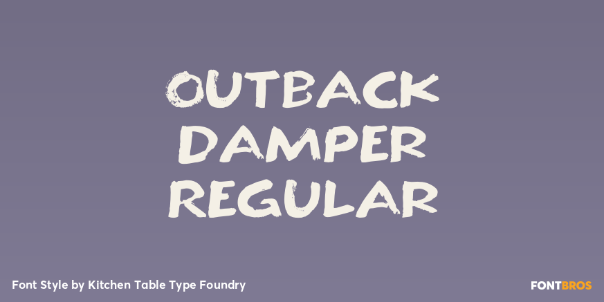 Outback Damper Regular Poster
