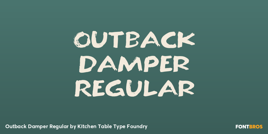 Outback Damper Regular Poster