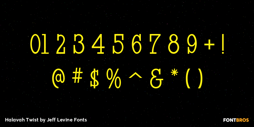 Halavah Twist Font Poster #4
