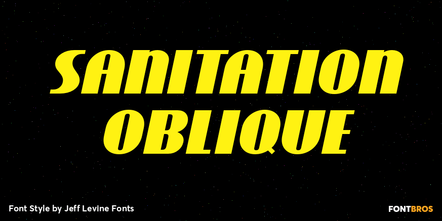 Sanitation Oblique Poster