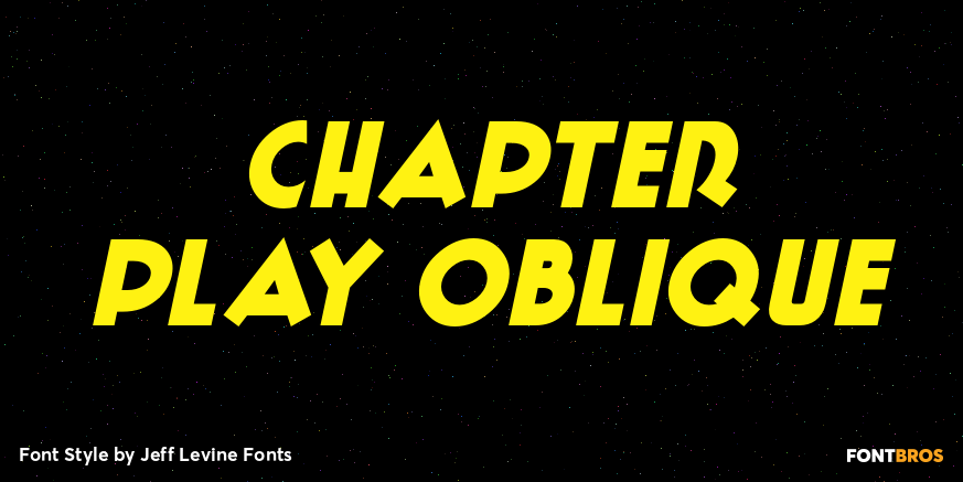 Chapter Play Oblique Poster