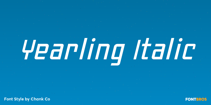 Yearling Italic Poster