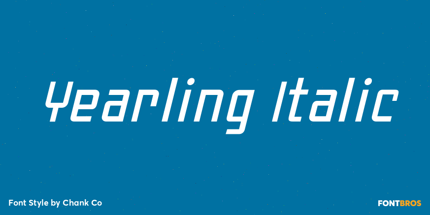 Yearling Italic Poster