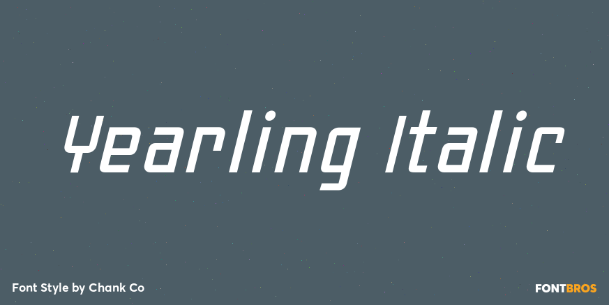 Yearling Italic Poster