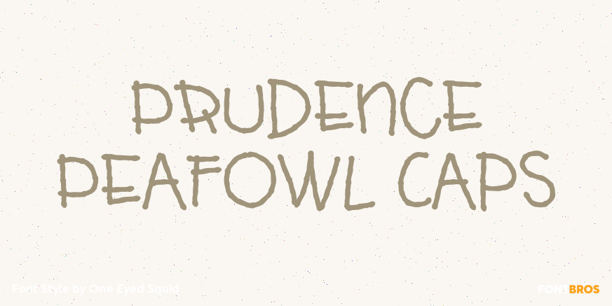 Prudence Peafowl Caps Poster