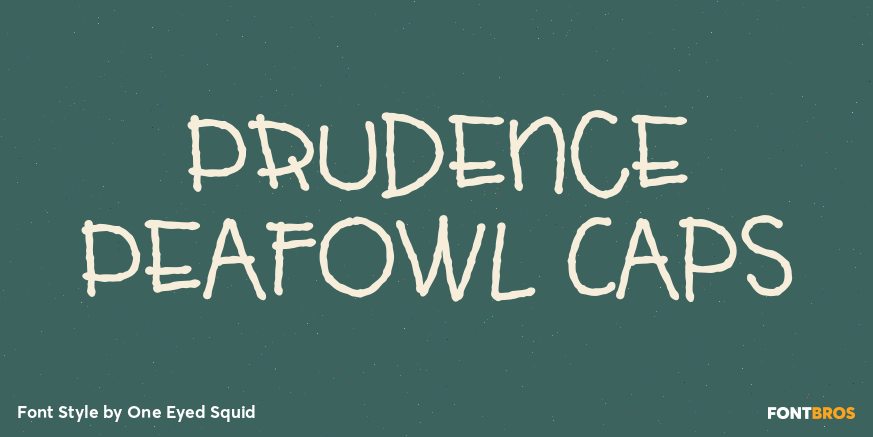 Prudence Peafowl Caps Poster