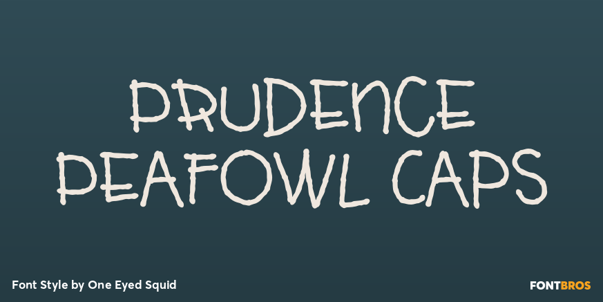 Prudence Peafowl Caps Poster