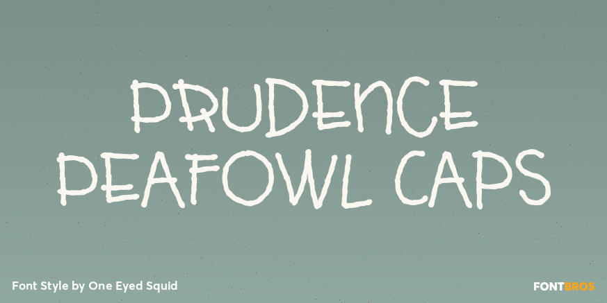 Prudence Peafowl Caps Poster