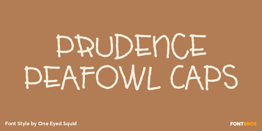 Prudence Peafowl Caps Poster