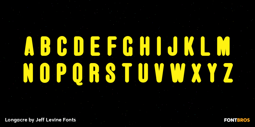 Longacre Font Poster #2