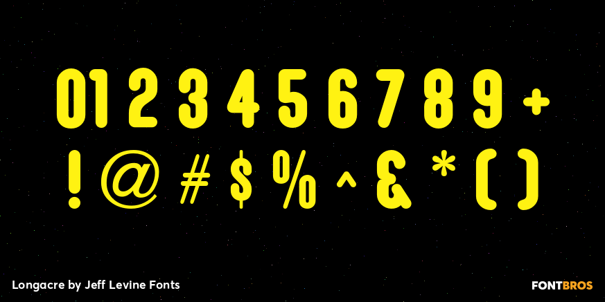 Longacre Font Poster #4